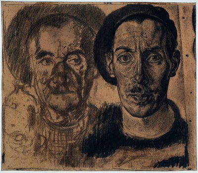 Self-Portrait with His Father by Dick Ket